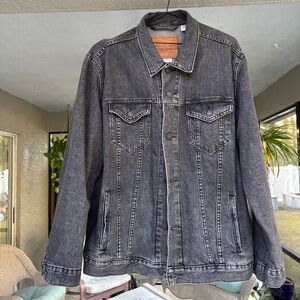Men's Black Denim Jacket